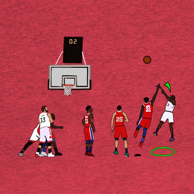 Kawhi Leonard Hits A Green To Beat the Sixers - NBA Toronto Raptors by xavierjfong